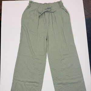Thread & Supply Sage Green Linen Pants‎